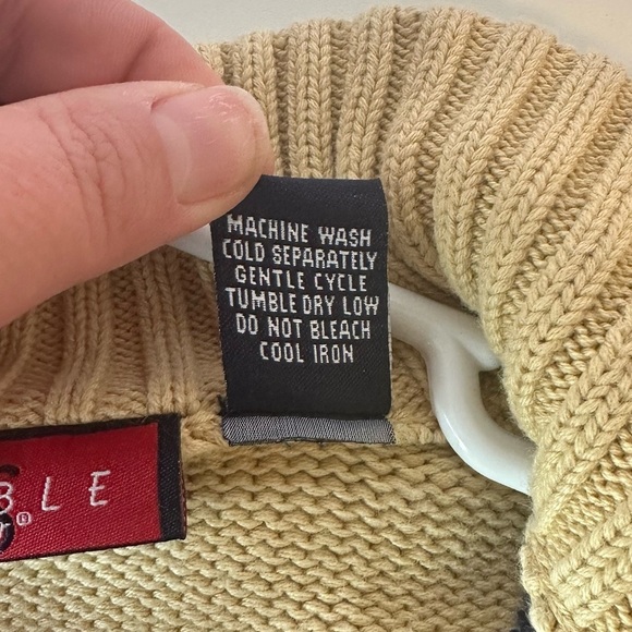 Crable For Her Full Zip Cardigan Sweater Size M 8-10 Striped Academia Varsity - Picture 5 of 7